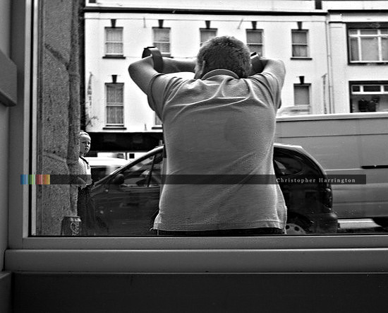Man on Crutches, the Liberties, Dublin, Ireland, 2004