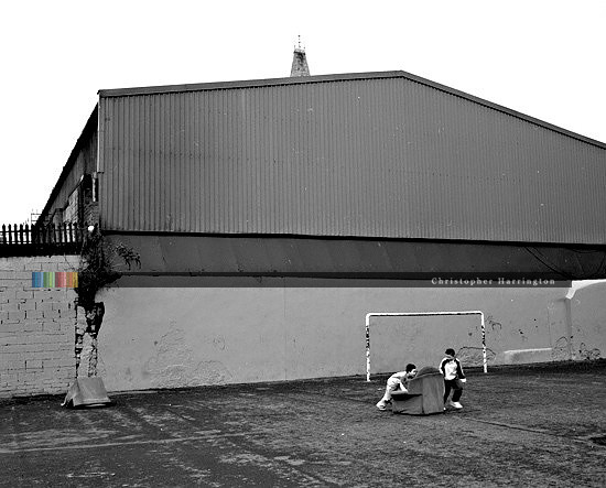 Couch Movers and Wall, the Liberties, Dublin, Ireland, 2004